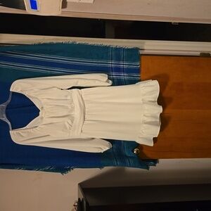 Dokoto white mini dress (new)